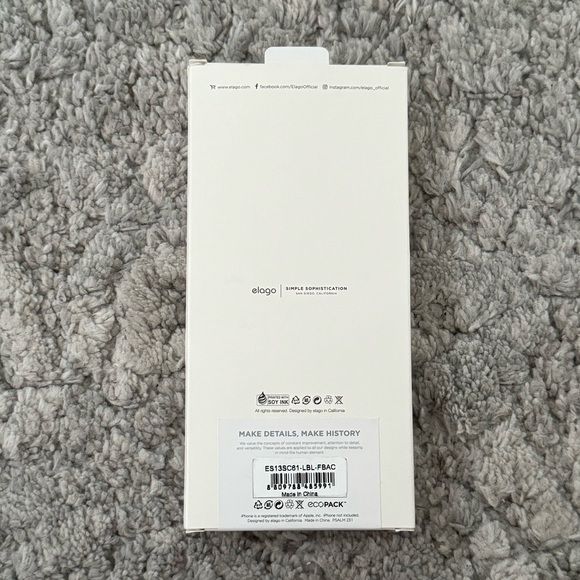 NWT Elago iPhone 13 light blue silicone phone case - Picture 4 of 9